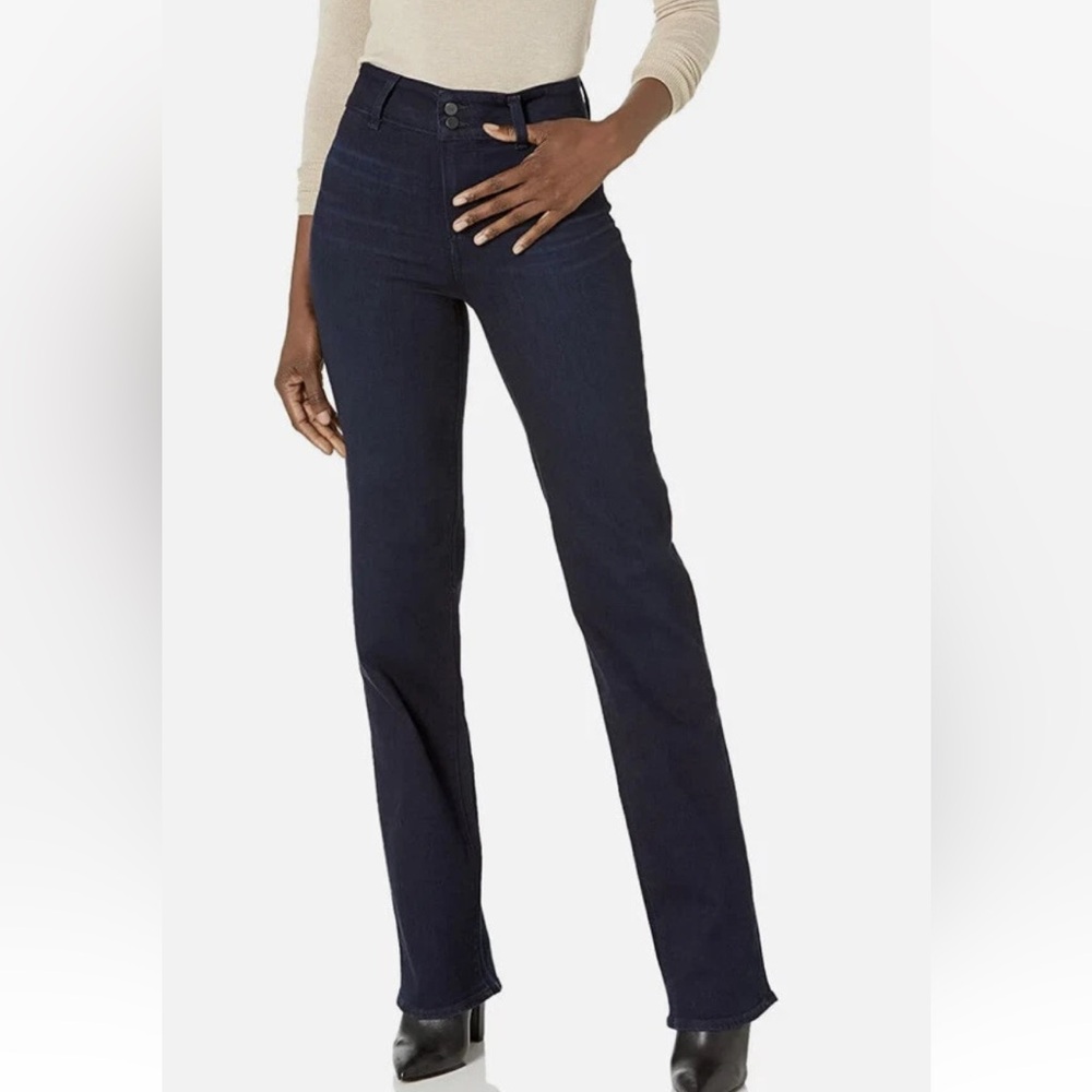 PAIGE Blake Transcend Vintage High Rise Slim Flare Wide Waistband/Double Button